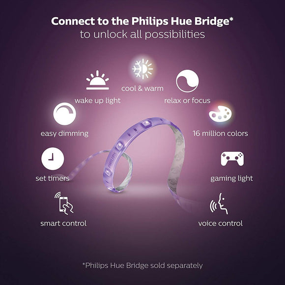 Philips - Hue Lightstrip Plus 室內燈帶基本版 V4 2米 (藍牙版)