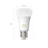 Philips - Hue 黃白光 E27 1100 lm 智能燈泡入門套裝 (藍牙版)