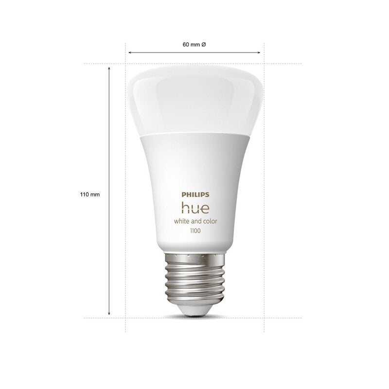 Philips - Hue E27 1100lm 彩光智能燈泡 (藍牙版)