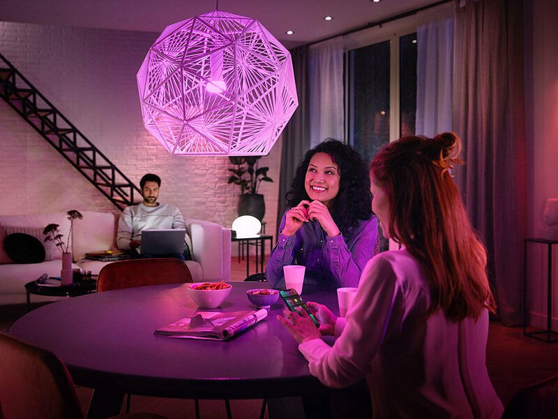 Philips - Hue 彩光 E27 1100 lm 智能燈泡入門套裝 (藍牙版)