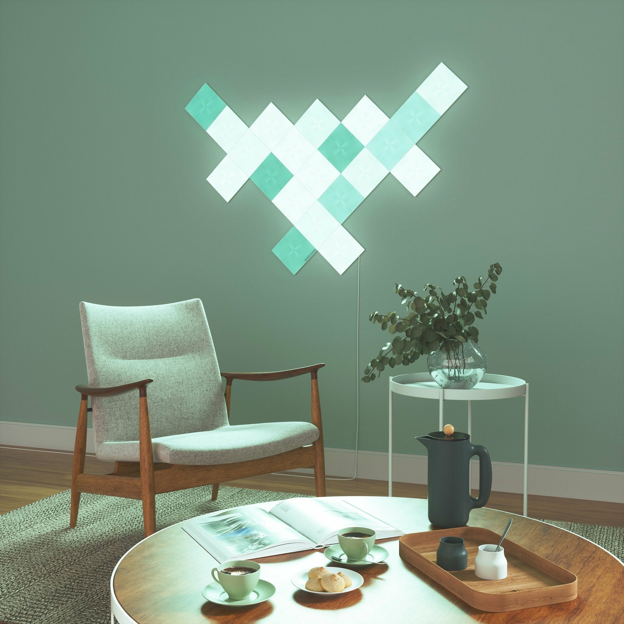 Nanoleaf Canvas 智能拼裝照明燈 Smarter Kit - 9個正方形燈板(9 Light Squares)