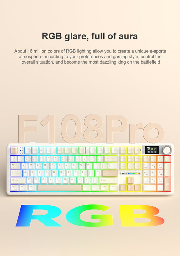Aula - F108 pro 機械鍵盤