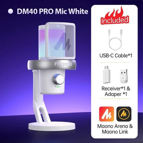 DM40 USB / 無線遊戲桌上麥克風