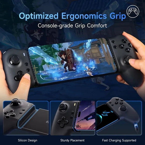 EasySMX - M15 藍牙手機遊戲控制器(支援Android及iOS)(黑色)