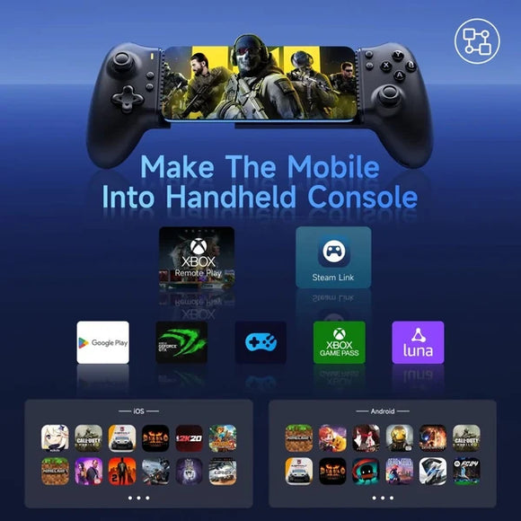EasySMX - M15 藍牙手機遊戲控制器(支援Android及iOS)(黑色)