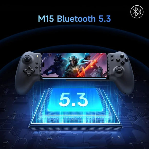 EasySMX - M15 藍牙手機遊戲控制器(支援Android及iOS)(黑色)