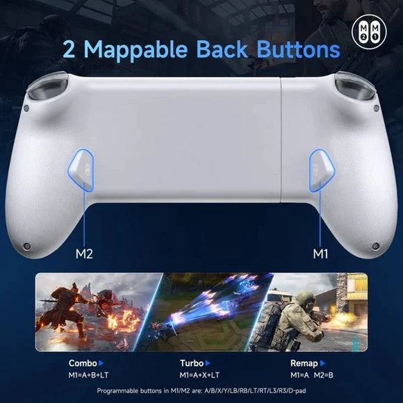 EasySMX - M15 Type-C 手機遊戲控制器(支援Android及iPhone15後續機型)(白色)