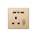 GaN30W Type-C/USB 電制插座 (單蘇) - 香濱金-4