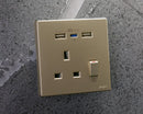 GaN30W Type-C/USB 電制插座 (單蘇) - 香濱金-5