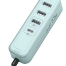 『 夾充 』GaN 37W夾枱迷你快速充電器 - 馬卡龍綠色-4