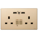 GaN45W Type-C/USB 電制插座 (孖蘇) - 香濱金-2