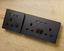 GaN45W Type-C/USB 電制插座 (孖蘇) - 碳黑-3