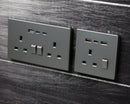 GaN68W Type-C/USB 電制插座 (孖蘇) - 碳灰-6