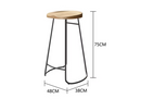 Galleria 簡約實木高腳吧檯桌椅-10