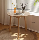 Vapaa 實木圓形餐桌-5