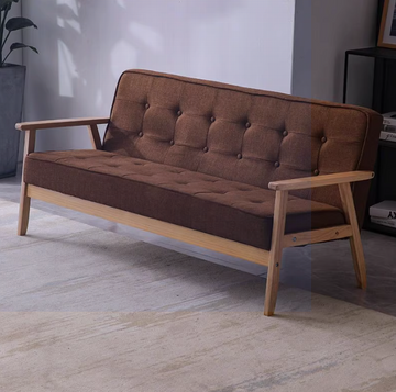 Buy brown LF023 Haruki Japanese Fabric Sofa