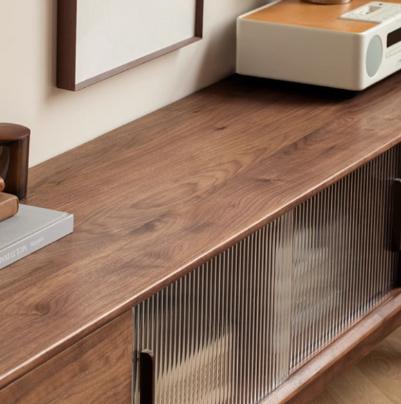 Sade 胡桃木藝術電視櫃