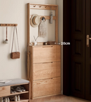 Valko 超薄經典實木鞋櫃-9