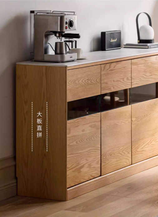 Vara 北歐實木岩板餐邊櫃