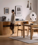 Vara 北歐實木岩板餐邊櫃-8