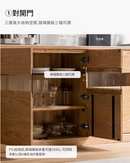 Vara 北歐實木岩板餐邊櫃-11