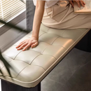 Fjell 實木黃牛皮長凳-5