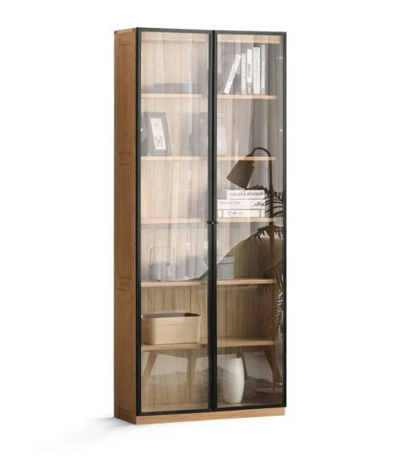 Linna 簡約現代橡木書架組合