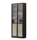 Varpu 黑色復古落地書架-5