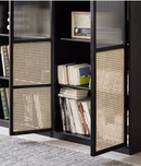 Varpu 黑色復古落地書架-4