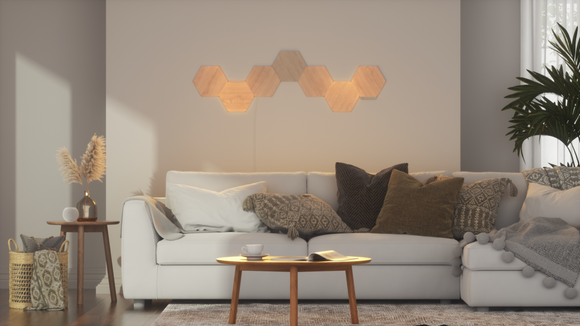 Nanoleaf Elements Hexagon 智能拼裝照明燈Starter Kit （7個六角形燈板）