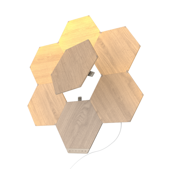 Nanoleaf Elements Hexagon 智能拼裝照明燈Starter Kit （7個六角形燈板）