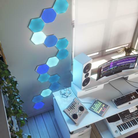 Nanoleaf Shapes Hexagons 智能拼裝照明燈 （5個六角形燈板Smarter Kit）