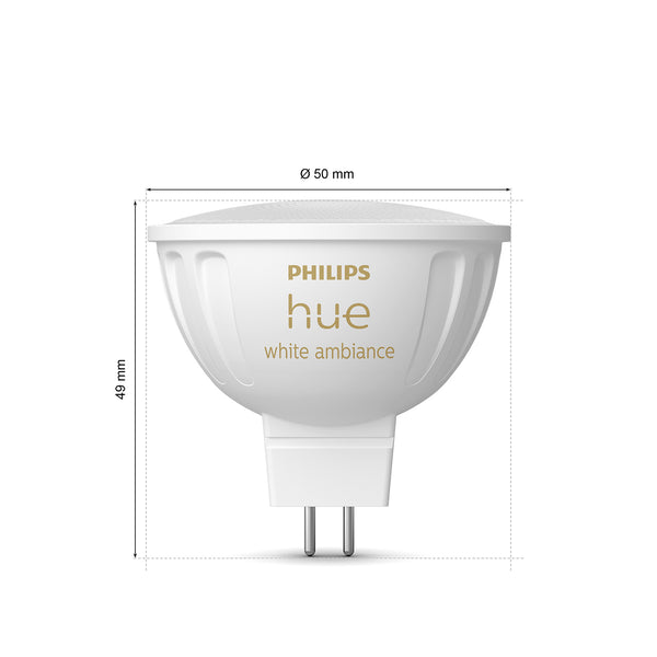Philips - Hue MR16 黃白光智能燈泡 4.8W