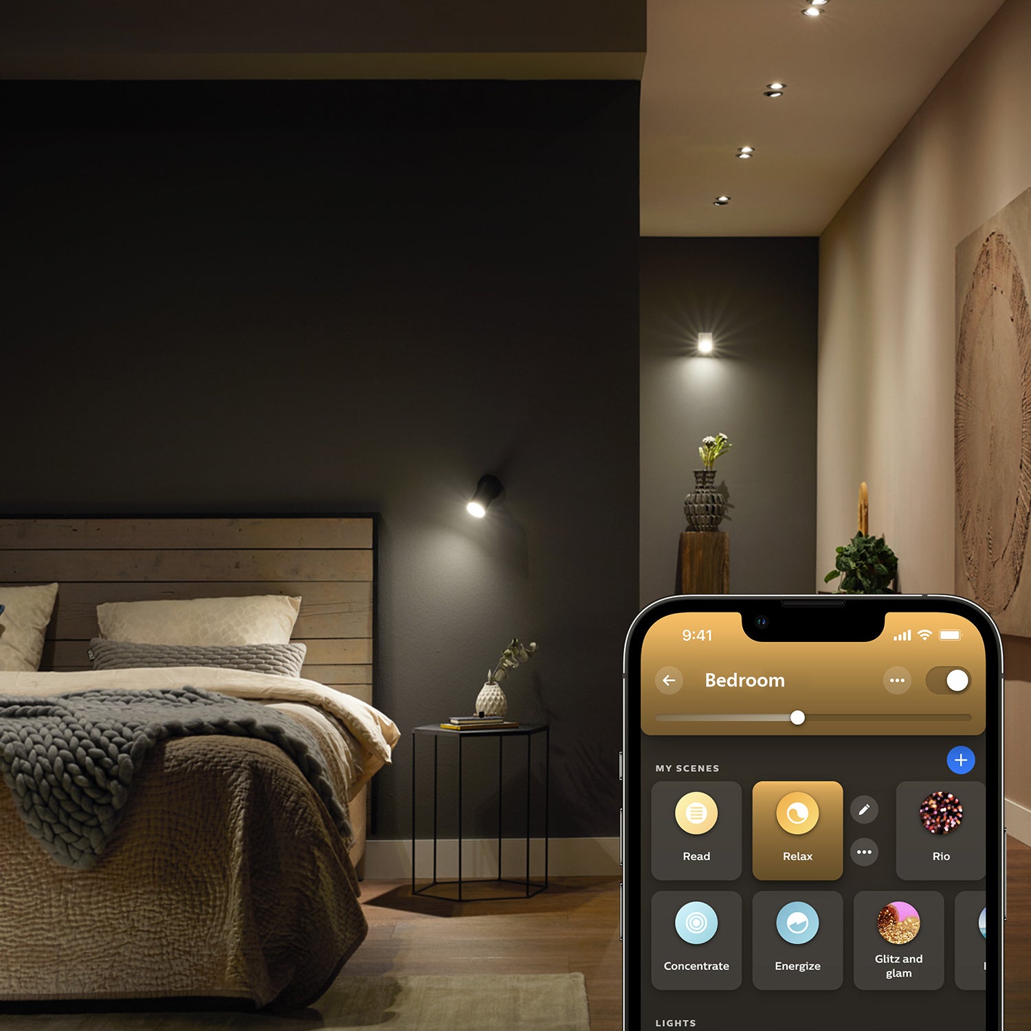 Philips - Hue MR16 黃白光智能燈泡 4.8W