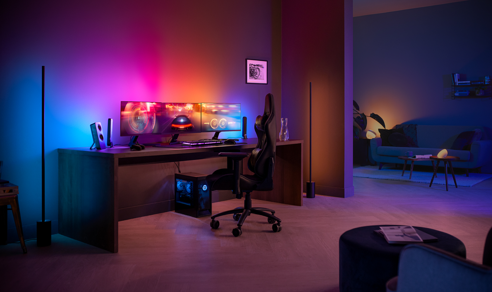 Philips - Hue Play Gradient 漸變燈帶 (32-34 電腦熒幕適用)