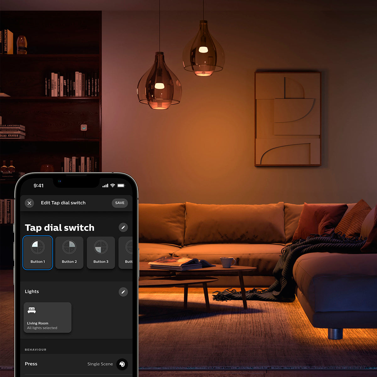 Philips - Hue Tap Dial 分組遙控開關 - 白色