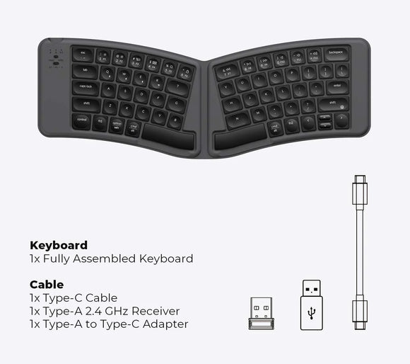 Keychron B11 Pro Ultra-Slim Wireless Foldable Keyboard