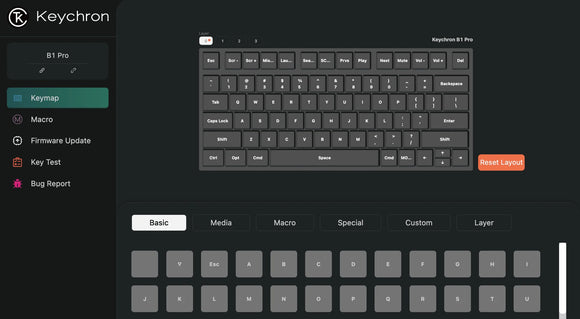 Keychron B1 Pro 超薄無線鍵盤
