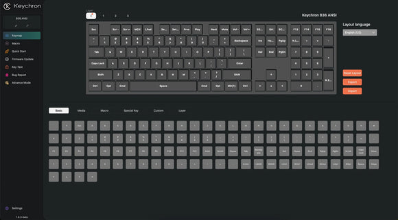 Keychron B36 Wireless Keyboard