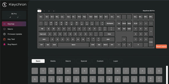 Keychron B6 Pro 超薄無線鍵盤