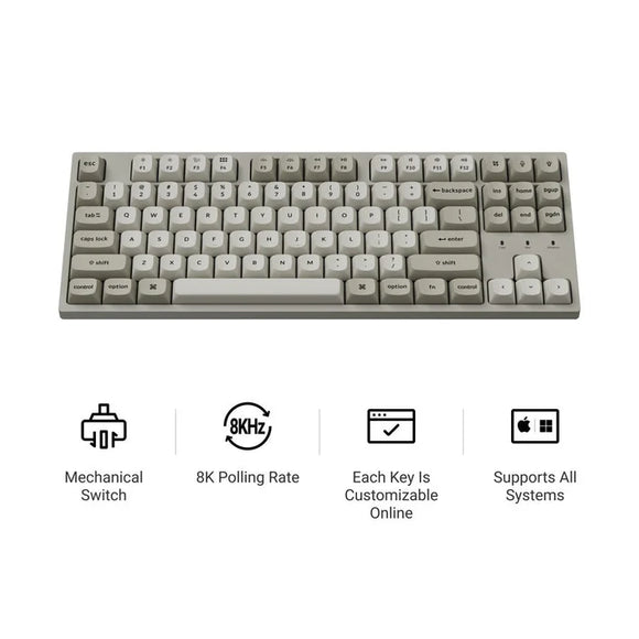 Keychron C1 Pro 8K RGB 背光 有線機械鍵盤