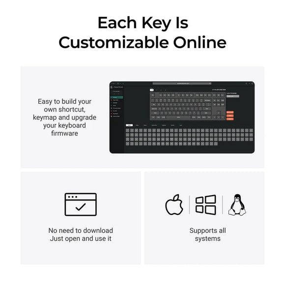Keychron C1 Pro 8K RGB 背光 有線機械鍵盤