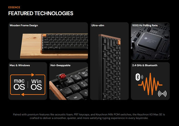Keychron K3 Max SE Wireless Hot-swappable Wireless Custom
