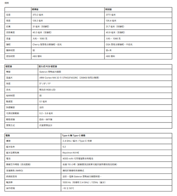 Keychron K4 HE 無線磁軸客製化鍵盤