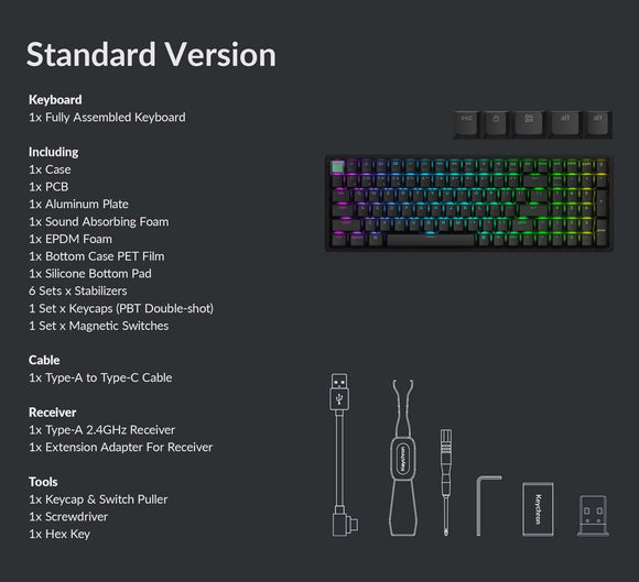 Keychron K4 HE 無線磁軸客製化鍵盤