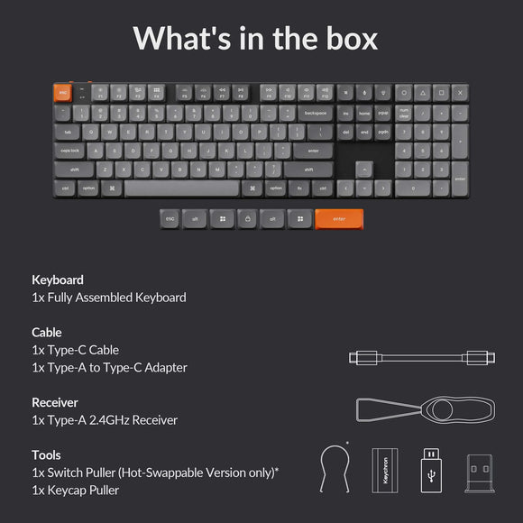 Keychron K5 Max QMK/VIA 無線客製化機械式鍵盤