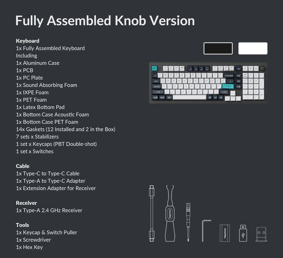 Keychron Q5 Max QMK/VIA 無線客製化機械式鍵盤