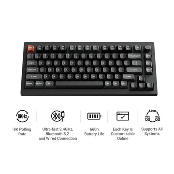 Keychron V1 Ultra 8K Wireless Custom Mechanical Keyboard