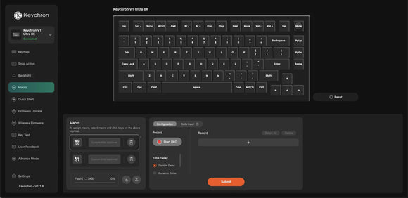 Keychron V1 Ultra 8K Wireless Custom Mechanical Keyboard
