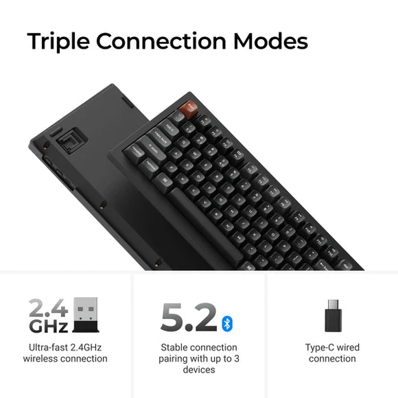 Keychron V1 Ultra 8K Wireless Custom Mechanical Keyboard